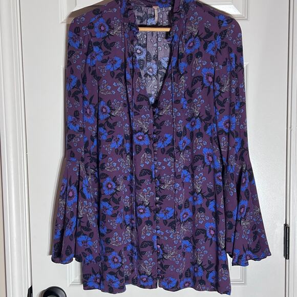 Free People Magic Mystery Tunic Blouse, Women's Size XS - Picture 6 of 8
